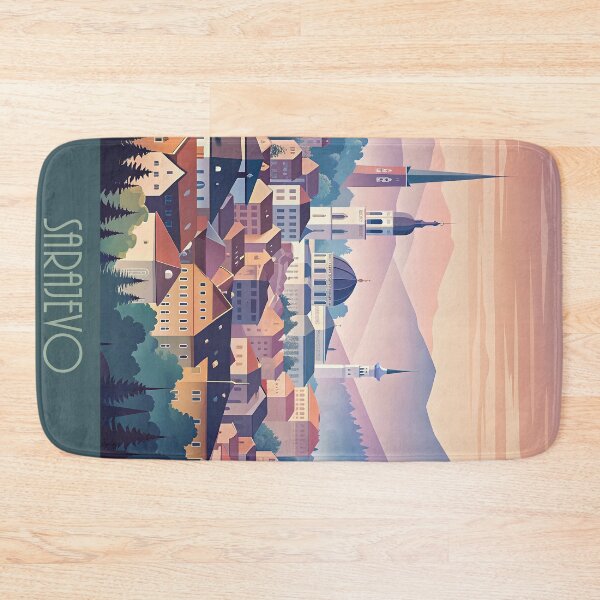 Item preview,  Minimalist skyline of  Sarajevo designed and sold by paulrommer.