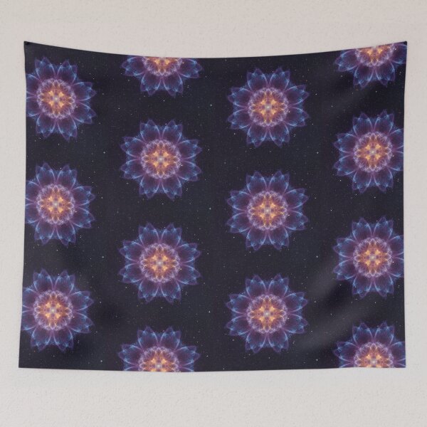 Item preview, Celestial Bloom – Vibrant Cosmic Flower Nebula in Deep Space designed and sold by OandSDesigns23.