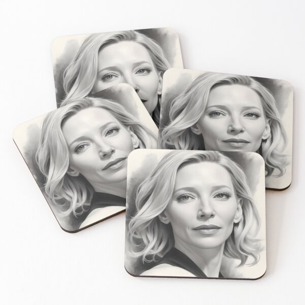 Artikelvorschau, Cate Blanchett entworfen und verkauft von WorldofCharcoal.