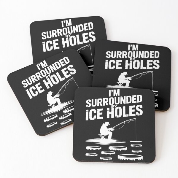 Item preview, Funny Ice Fishing Gift For Men Women Snow Holes Fishermen designed and sold by DeadlockCrew.