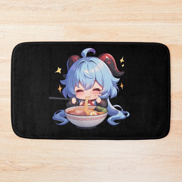 Item preview, Game Adorable Ganyu Ramen Feast Genshin Impact Kawaii Anime Chibi Girl Style designed and sold by Raslbazola.