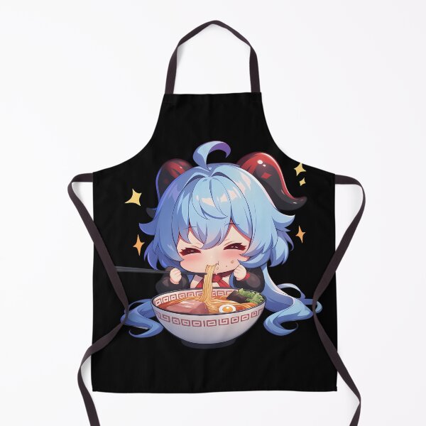 Item preview, Game Adorable Ganyu Ramen Feast Genshin Impact Kawaii Anime Chibi Girl Style designed and sold by Raslbazola.