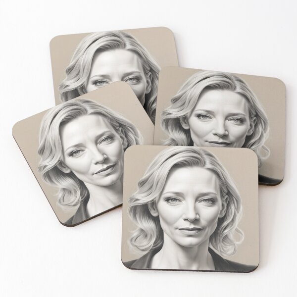 Artikelvorschau, Cate Blanchett entworfen und verkauft von WorldofCharcoal.