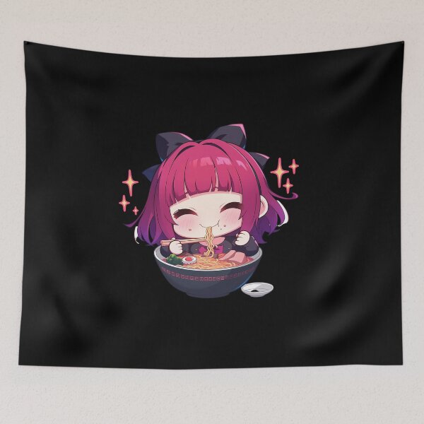 Item preview, Kana Arima Oshi no Ko Kawaii Ramen Chibi Anime Girl Cheer designed and sold by Raslbazola.