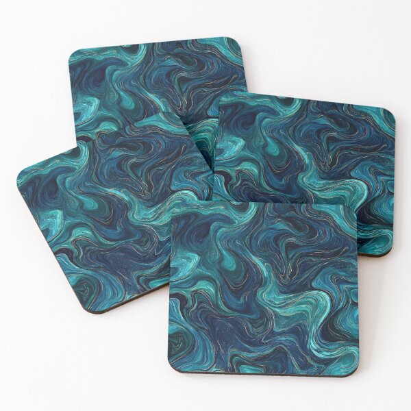 Item preview, Deep Ocean Swirls abstract pattern of swirling designed and sold by MOONE FLOWER.