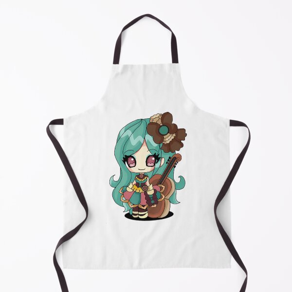 Item preview, Chibi Music Girl With Teal Hair designed and sold by ladypoeart.