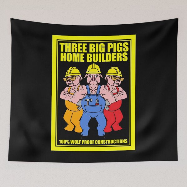 Item preview, Three Big Pigs — Storybook Trio designed and sold by JoaoMeloSousa.
