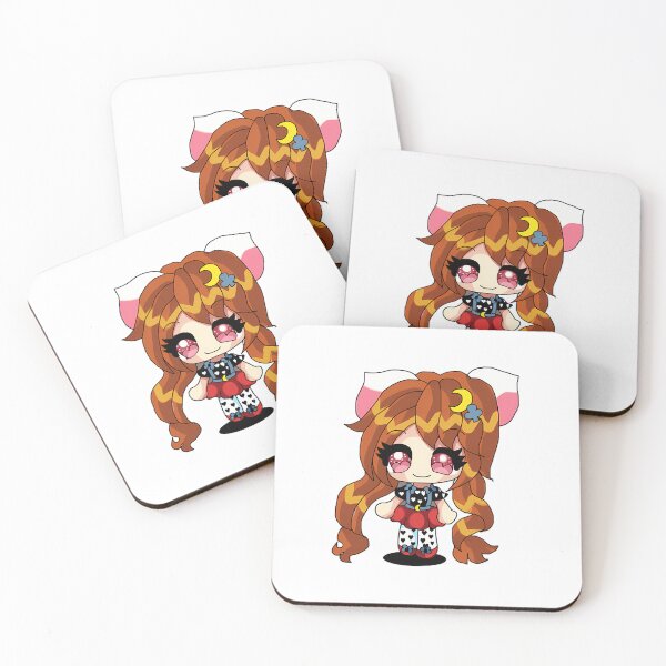 Aperçu de l'œuvre Jolie fille chibi aux yeux en forme de cœur créée et vendue par ladypoeart.