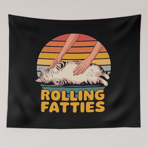 Item preview, Rolling Fatties Rolling Fatties Cat  designed and sold by peggycantu.