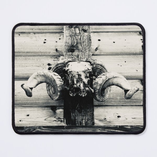Item preview, Ram Skull – Minimalist Power / Swiss Artwork Photography designed and sold by Raphael Wolf.