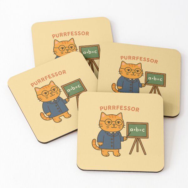 Item preview, Purrfessor – The Wise Cat Teacher designed and sold by Cescocir1992.
