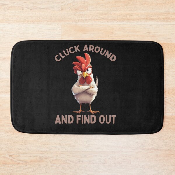 Item preview, Grumpy Chicken Cluck Around Shirt designed and sold by LarryMBrown.