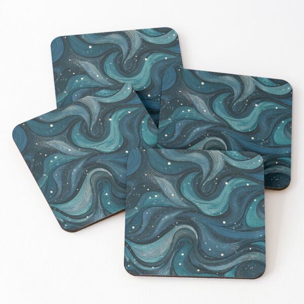 Item preview, Deep Ocean Swirls abstract pattern of swirling designed and sold by MOONE FLOWER.