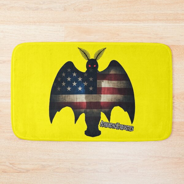 Item preview, Mothman Silhouette with American Flag designed and sold by AdirondacKuriosities.