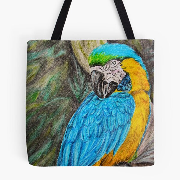 Item preview, Blue parrot designed and sold by P. Le Sommer.