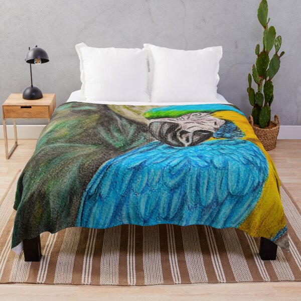 Item preview, Blue parrot designed and sold by P. Le Sommer.