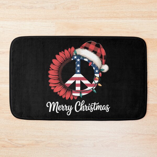 Item preview, Ph Red Plaid Peace Sign Christmas Lights Hippie Pajamas Xmas designed and sold by blueyeeti.