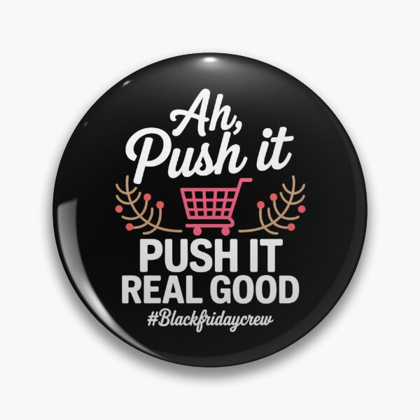 Item preview, Put It Real Good Friday Crew Squad Shopping Black Cart Lover designed and sold by blueyeeti.