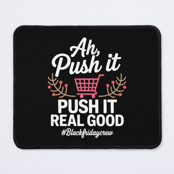 Item preview, Put It Real Good Friday Crew Squad Shopping Black Cart Lover designed and sold by blueyeeti.