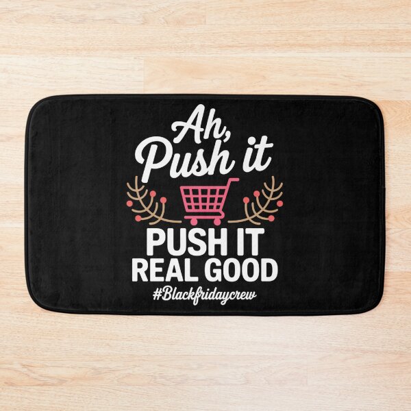 Item preview, Put It Real Good Friday Crew Squad Shopping Black Cart Lover designed and sold by blueyeeti.