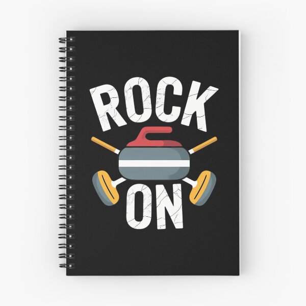 Item preview, Rock on curling Broom curler Winter ice Sports lover Curling designed and sold by blueyeeti.