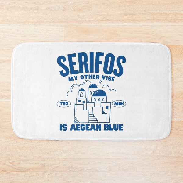 Item preview, Serifos: my other vibe is aegean blue (Serifos Greece) designed and sold by Peerless-Prime.