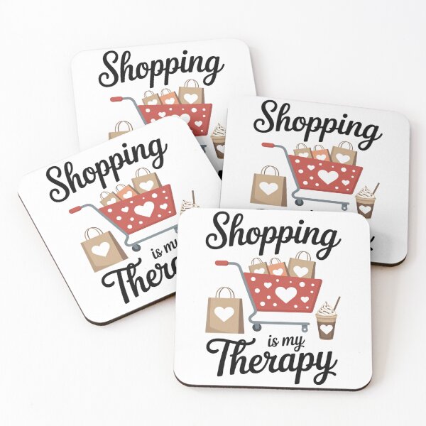 Item preview, Shopping Is My Therapy Funny Shopping Lover Shopper Retail designed and sold by blueyeeti.