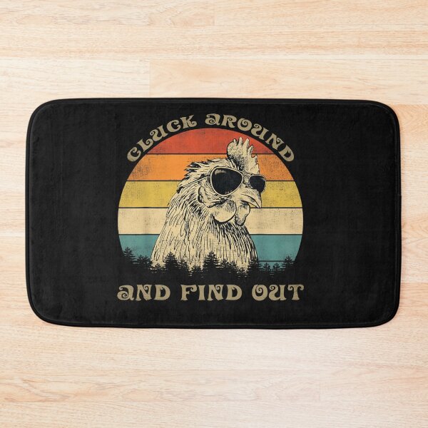 Item preview, Retro Rooster Cluck Around T-Shirt designed and sold by LarryMBrown.