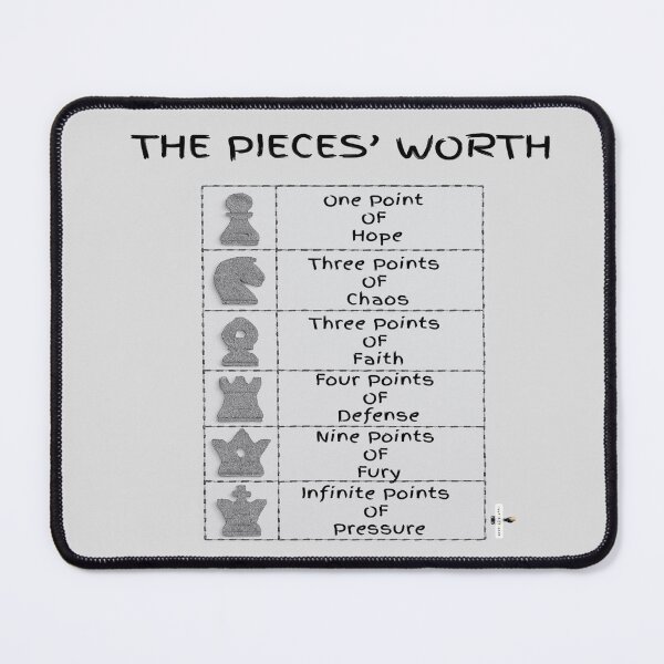 Item preview, The Pieces’ Worth — A Board of Emotional Value (Variant) designed and sold by PawnShiftGoods.