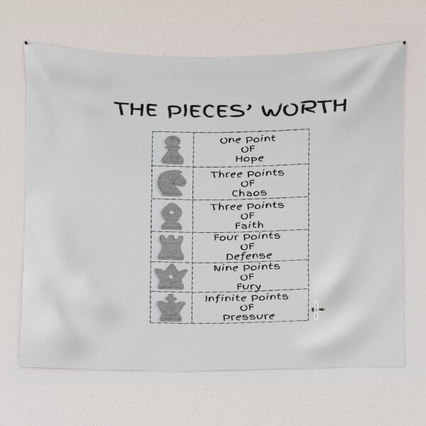 Item preview, The Pieces’ Worth — A Board of Emotional Value (Variant) designed and sold by PawnShiftGoods.