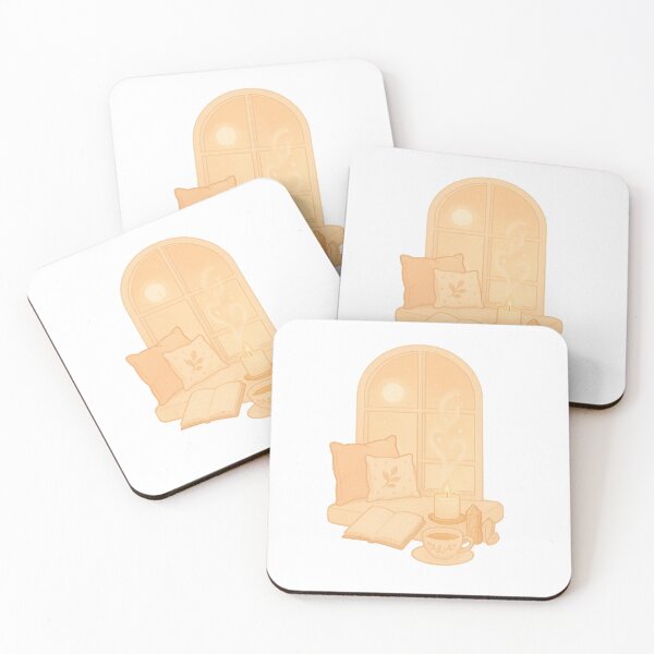 Item preview, Comfy Manifest Corner | Cozy Window Nook Sticker & Aesthetic Self Care Art designed and sold by HerDreamCodes.