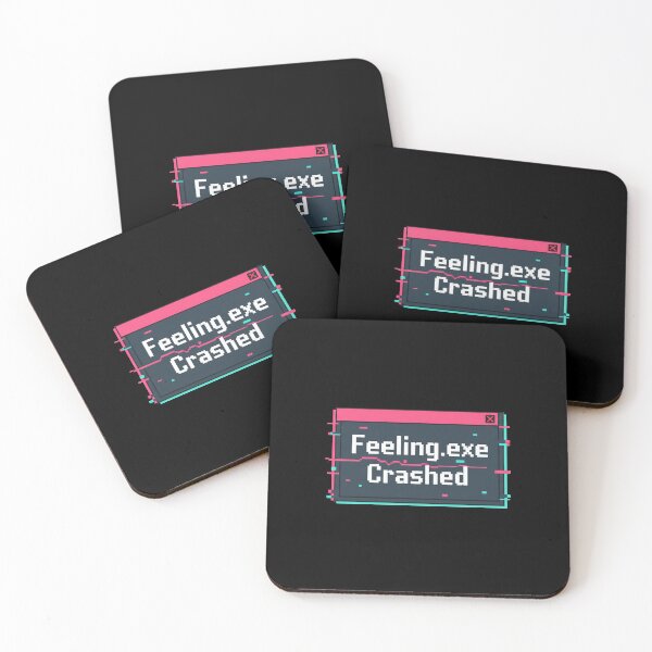 Item preview, Feeling.exe Crashed Digital Glitch Sticker designed and sold by Popettte.
