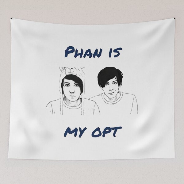 Item preview, Phil And Dan - Phan Is My Opt Tee designed and sold by Bou-Jolyn.