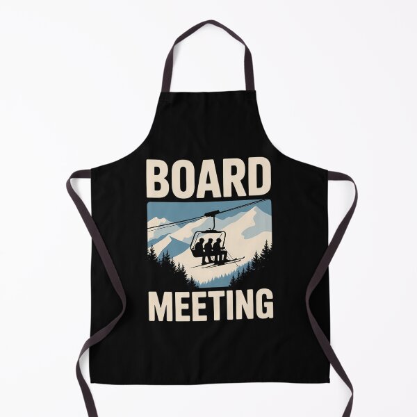 Item preview, Snowboard Board Meeting Ski Lift Skier Winter Sports designed and sold by blueyeeti.