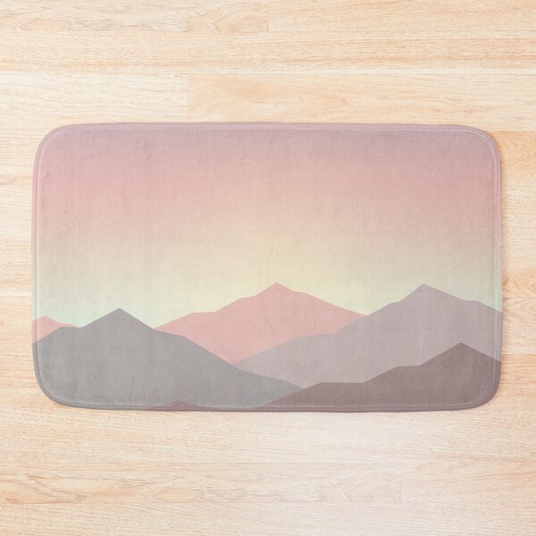Item preview, Pastel Mountain Sunset – Minimalist Wall Art designed and sold by Day Dreamer.