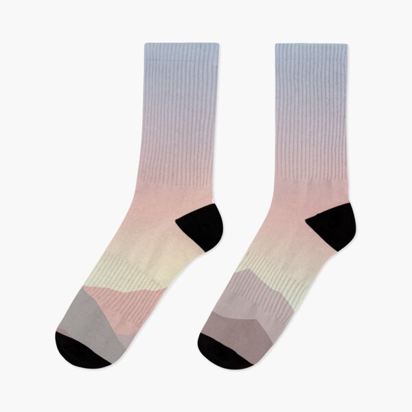 Item preview, Pastel Mountain Sunset – Minimalist Wall Art designed and sold by Day Dreamer.