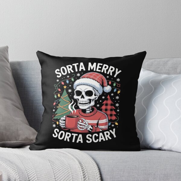 Item preview, Sorta Merry Sorta Scary Skeleton Hot Cocoa Christmas designed and sold by blueyeeti.