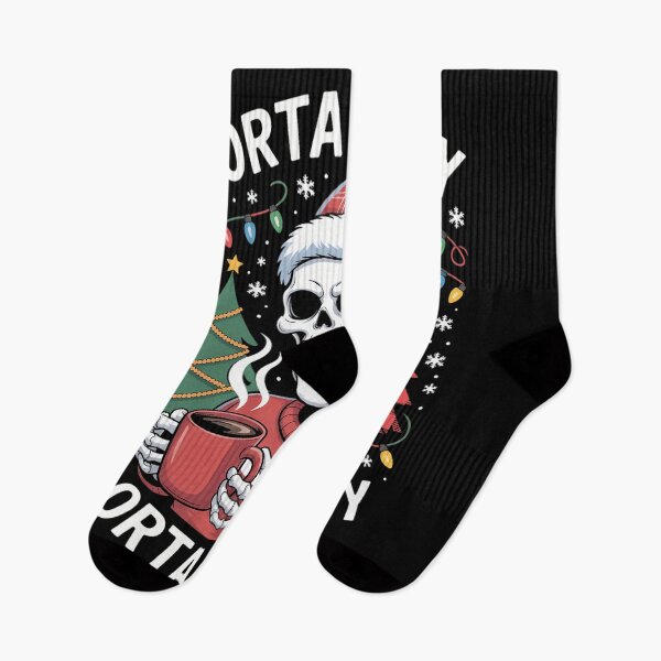 Item preview, Sorta Merry Sorta Scary Skeleton Hot Cocoa Christmas designed and sold by blueyeeti.