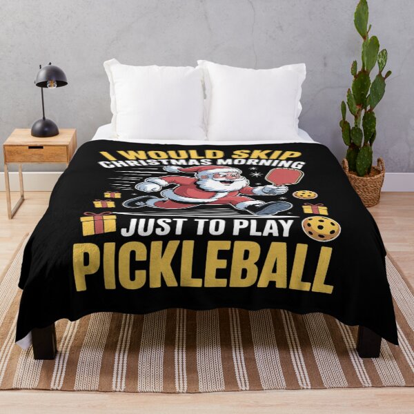 Item preview, Skip Christmas Morning for Pickleball Santa designed and sold by PeteHomenick.