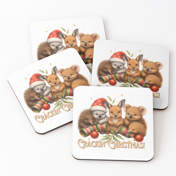 Item preview, Crackin’ Christmas! – Aussie Animals Holiday Crew | Gumleaf Gang Festive Friends | Waratah and Wood designed and sold by Waratah and Wood.