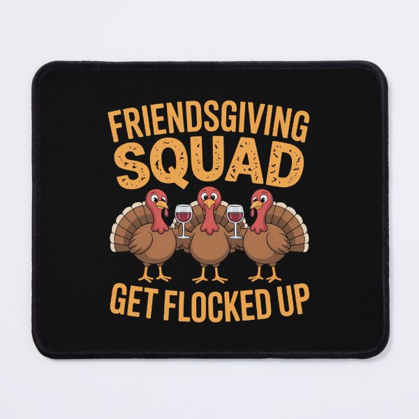 Item preview, Thanksgiving Friendsgiving Squad Turkey Friends designed and sold by blueyeeti.