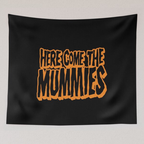 Item preview, Here Come the Mummies Logo Art – Funky Halloween Band Design designed and sold by donestufosaf.
