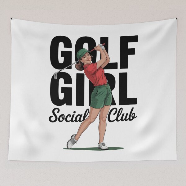 Item preview, Golf Girl Social Club Golf designed and sold by blueyeeti.
