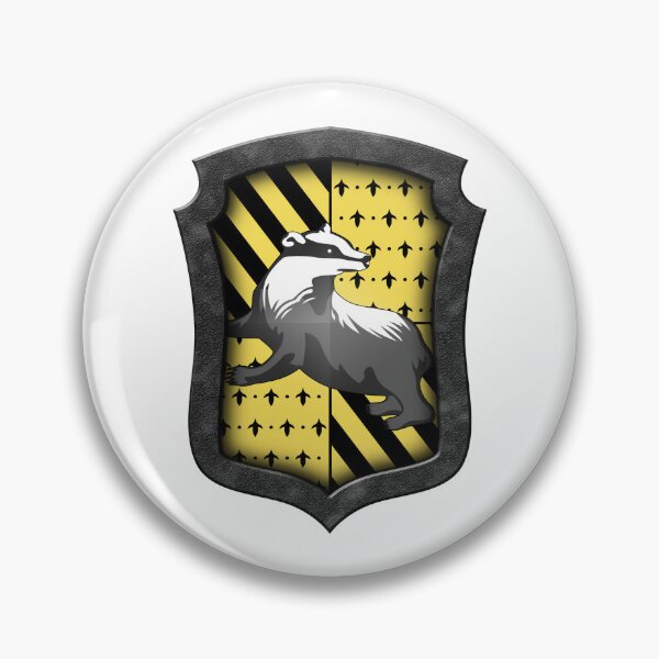 Item preview, Huffle Badger Emblem Loyal Yellow designed and sold by congshirt123.