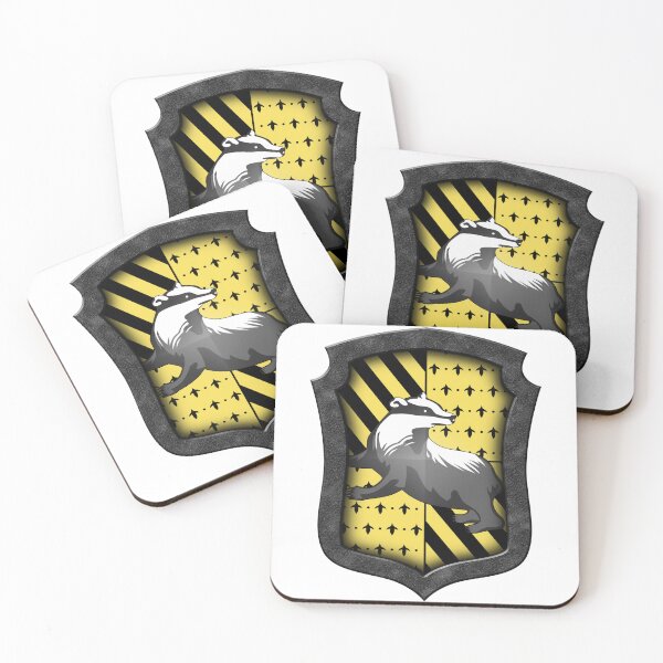 Item preview, Huffle Badger Emblem Loyal Yellow designed and sold by congshirt123.