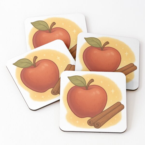 Item preview, Apple & Cinnamon Charm | Cozy Autumn Sticker & Warm Kitchen Art designed and sold by HerDreamCodes.