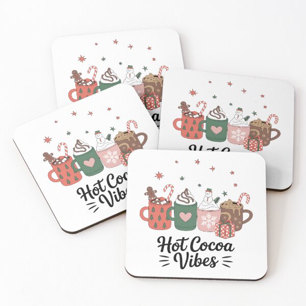 Item preview, Hot Cocoa Vibes Cute Hot Chocolate Cozy Festive Christmas designed and sold by blueyeeti.