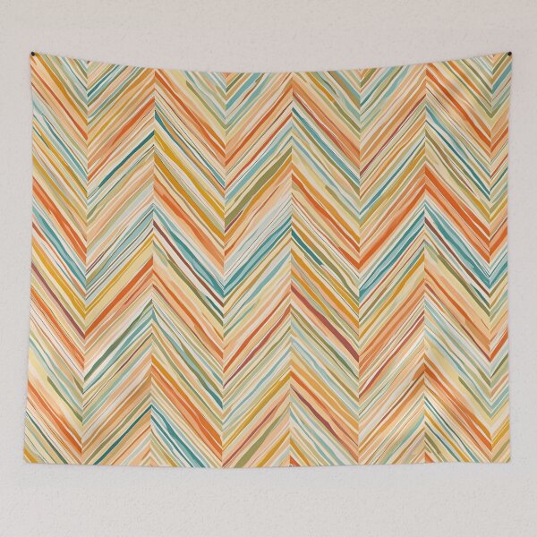 Item preview, Gloss Enamel Chevron Stripes 1 designed and sold by Tom-Johnson.