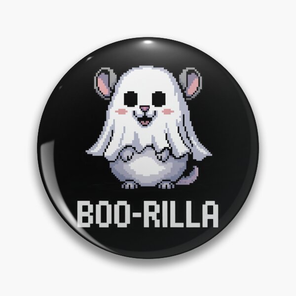 Item preview, Cute Pixel Art Chinchilla Ghost Halloween Design | Boo-Rilla designed and sold by pixelpopplanet.