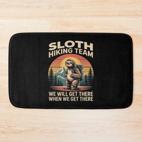 Item preview, Sloth Hiking Team Funny Slow Trek Nature Adventure designed and sold by LeeEvans222.